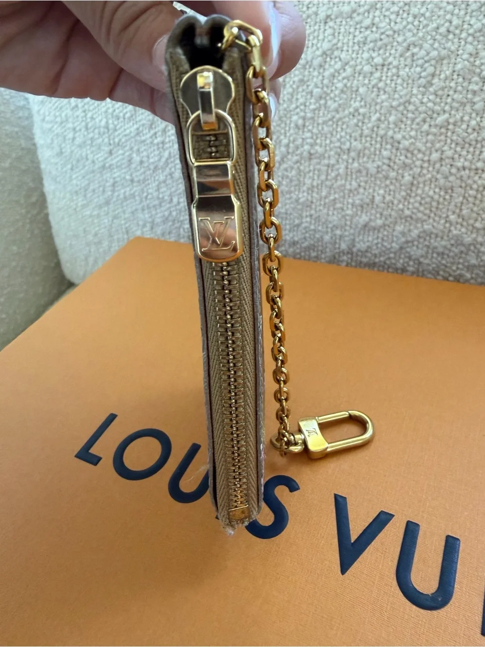 Louis Vuitton Nano Crossbody Bag And Pouch
